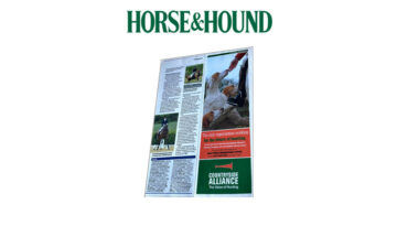 Horse and Hound Magazine - Vikki and Markam Sultan