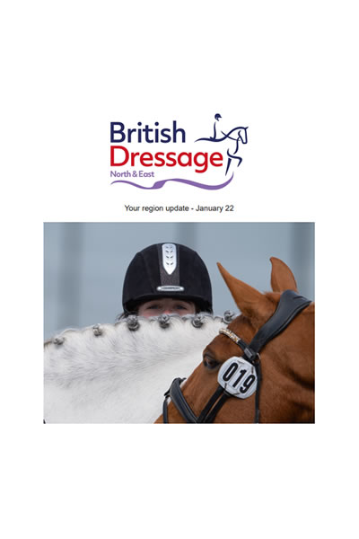 British Dressage North and East January 2022 Newsletter